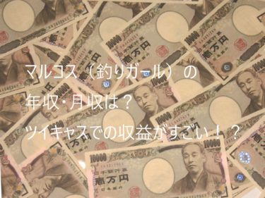 マルコス 釣りガール の年収 月収は ツイキャスでの収益がすごい Mattsulog